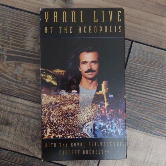 Yanni Live At The Acropolis VHS with The Royal Philharmonic Concert Orchestra - Picture 1 of 4